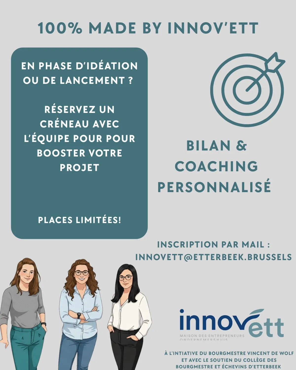 Activité innov'ett - Coaching 100% made by innov’ett - Seconde session